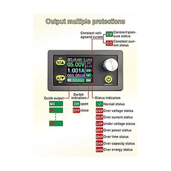 Wz3605e Boost Converter Cc Cv 36v 5a Modul Justerbar Reglerad Atory Volt