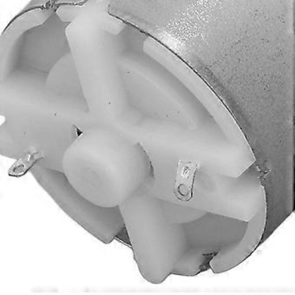 Reducerande Motor DC 10RPM Hög Torsion Rotationshastighet Cylinderform med Terminal Tyst Växel 6V