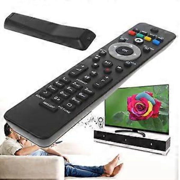 Korvaava kaukosäädin RM-D1000 RC4346-01b -malleille Smart LCD TV -kaukosäätimen mediatoistinlisävarusteille
