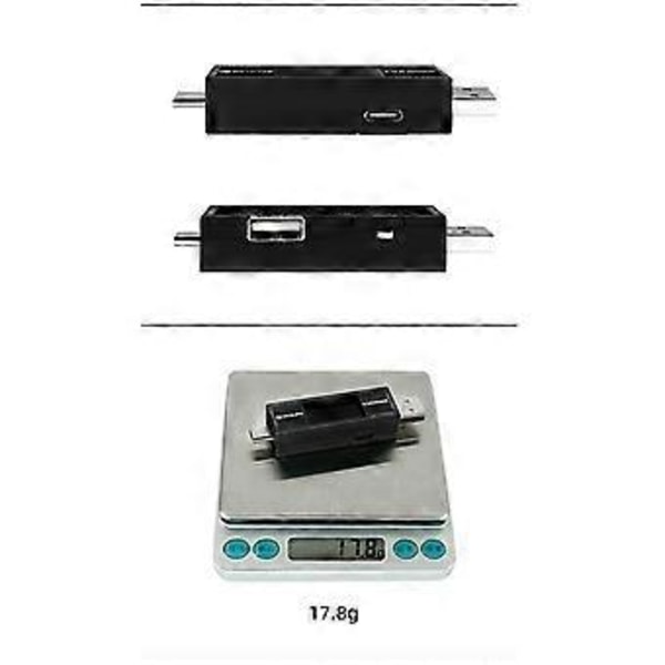 TVA3006 Højpræcisions Volt-Ammeter Effektmåler Type-C USB Spændings Ammeter Meter Tester