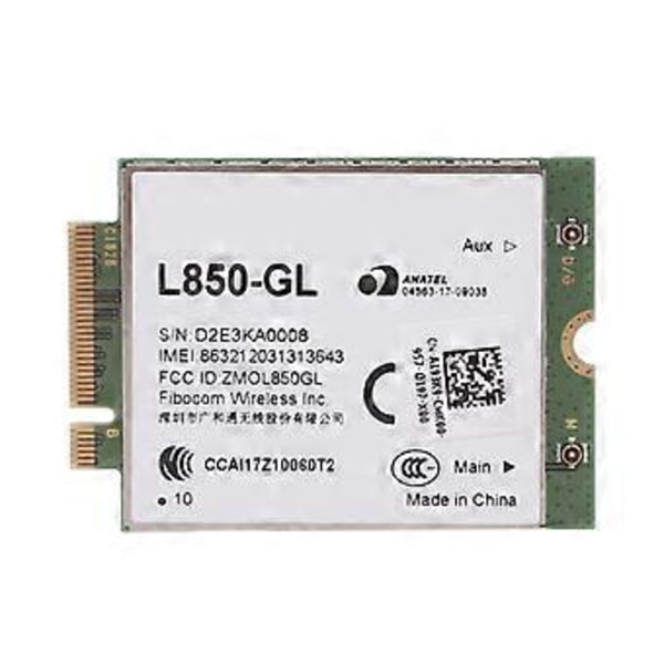 Fibocom L850-GL 4G LTE Cat9 M.2 Cellular WWAN Modul Intel XMM 7360 LTE modem Til Keenetic Router