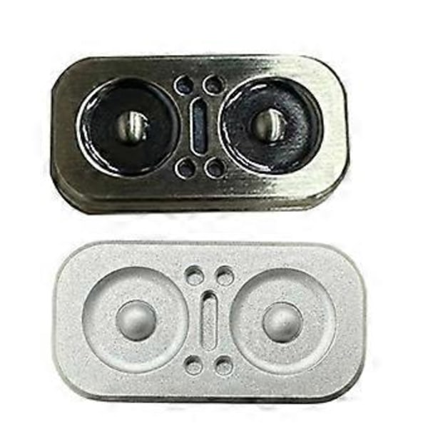 Uggla Fidget Rotate Slider EDC Vuxen Metall Ångest Stress Relief Leksaker, Svart