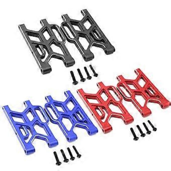 Framfjädringsarm i aluminiumlegering ARA330789 för Arrma 1/8 Mojave Rc Bil Uppgraderad Del Blå