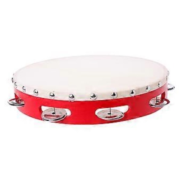 Violin tromme håndholdt klokke percussion ring musik legetøj, 20 cm/8 tommer