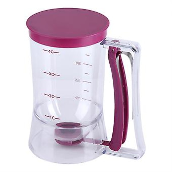 900 ml Manuel Dejdispenser Cupcake Pandekage Vaffel Målekop Køkken Bageværktøj