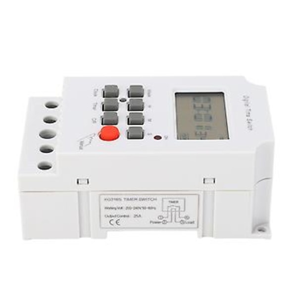 Digitaalinen ajastinkytkin 28 ryhmän ohjelma Raskaan käytön ohjelmoitava elektroninen ajastin AC200‑240V