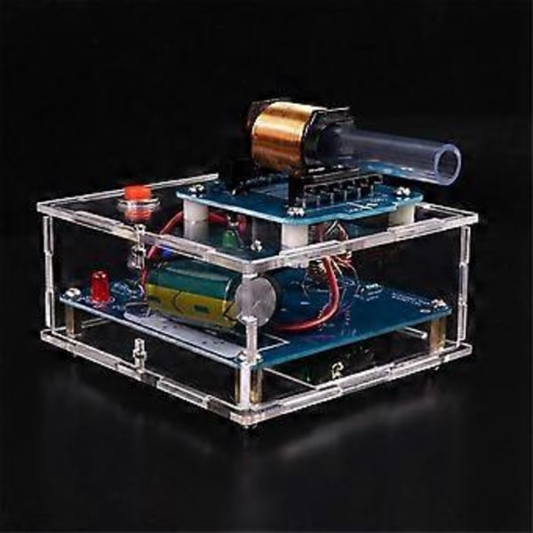 Elektromagnetisk Kanon DIY Kit Långdistansprojektil Högspänningsspole Boost Kretskort Produktion A
