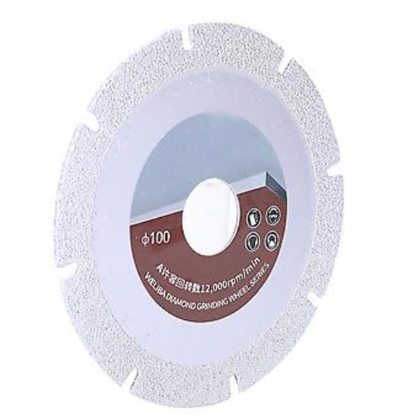 100 mm 60 Mesh Diamant Savblad Skære Slibeskive til Keramiske Fliser Marmor Sten