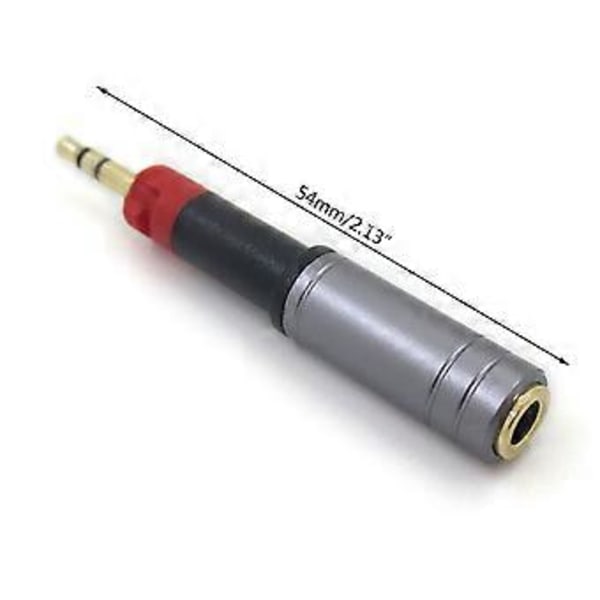 5,4 cm Lengde Bærbare Gullbelagte Adapterplugger for Audio-Technica ATH-M70X M40X M50X M60X for Sennheiser
