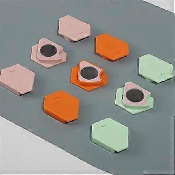 Magnetisk Sömsmånsguide för Symaskin, Polygonal Multifunktionell Sömsmånsguide Fållguide med Skala Grön 2 ST