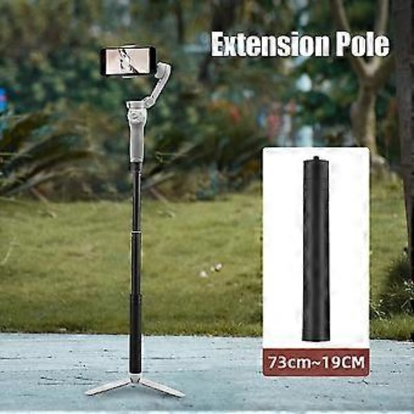 Aluminiumslegering Stabilisator Tilbehør Bærbar Gimbal Forlængerstang Til DJI OM4