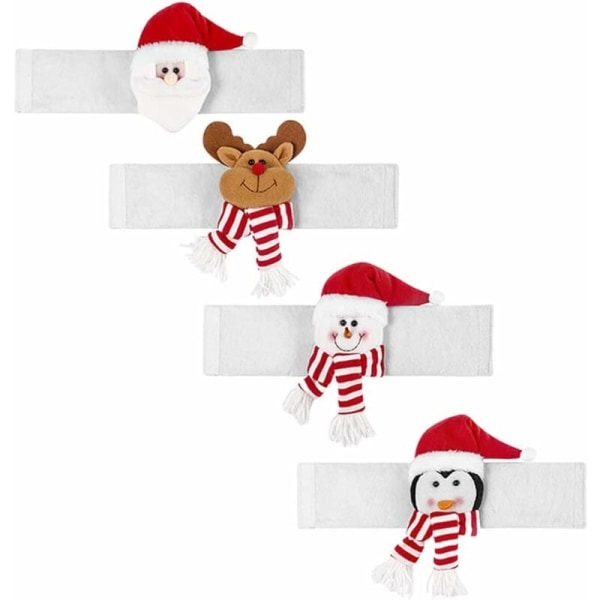 Christmas Curtain Buckle Cute Santa Claus Snowman Home Curtain Tieback Holdback Clip for Hotel Restaurant Window Gift