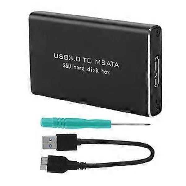 MINIPC ESSD Solid State Disk, MSATA/MINI PCI-E SSD Solid MSATA Solid State Disk Kabinett PC E Harddisk Boks Stilig og Moderne