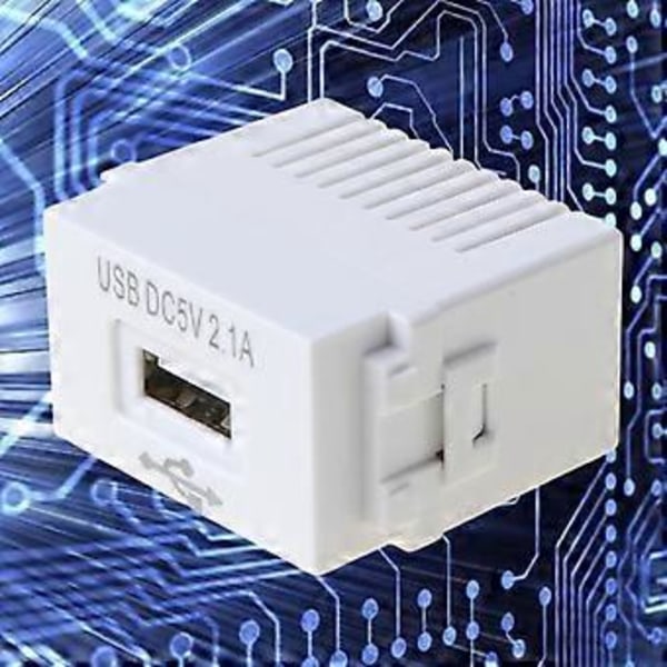 USB Strømskiftemodul Vægstik Fiber SC Optisk Interface Panel Stik