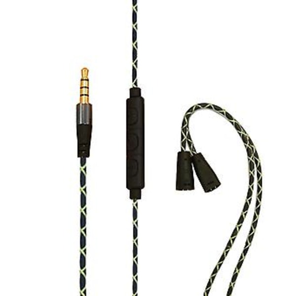 Erstatning for Aie8 Ie80 Ie8i Sports Headset Ledning med Mikrofon Standard