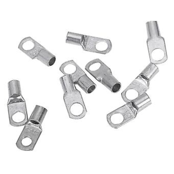 10 st Kopparrör 16mm X 8mm Kabelsko Batteri Startkabel Svetsning Krympterminal Ring