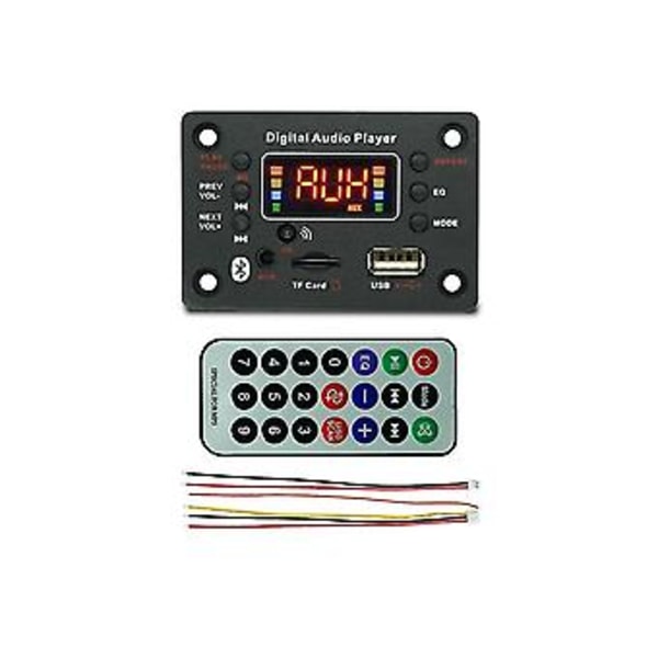 2x40w Forstærker Mp3 Der Board 7v-25v O Tand 5.0 Fm Radio Jq-d128bt Modul