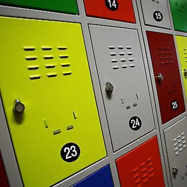 20 kpl Numerotarrat 1-50 Peräkkäiset numerotarrat 1 tuuman itseliimautuva tarra varastoon St