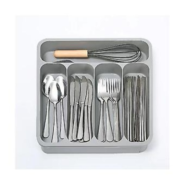 Exble Bestikk Organiser, Utensil Organiser For Kjøkkenskuffer, Justerbar Sølvbestikk Organiser