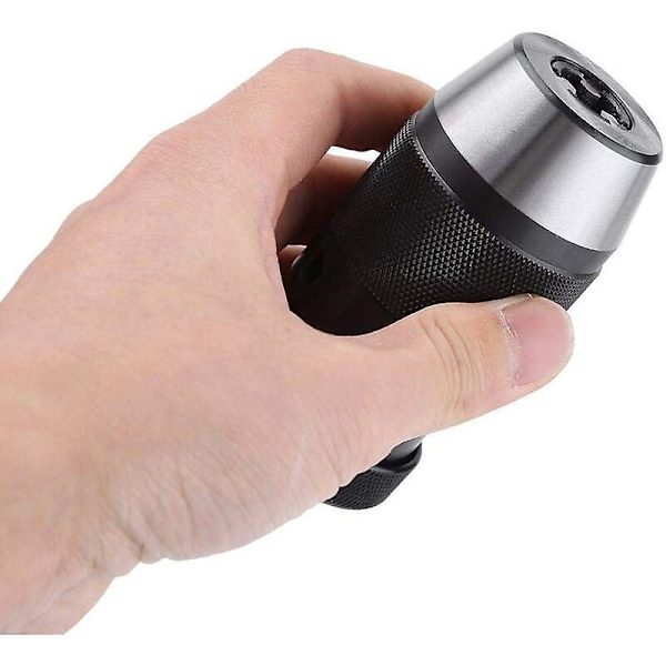 Borrchuck, 1 st 0-13 mm 1/2\" Nyckellös Chuck B16 Stål Självspännande Pelarborr