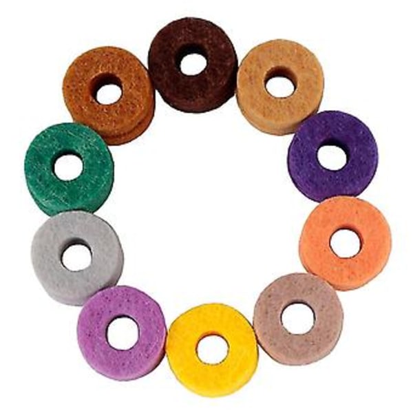 10 st/förpackning Cymbal D Filt Pad Ersättning Rund Mjuk För Trumset Cymbaler (om