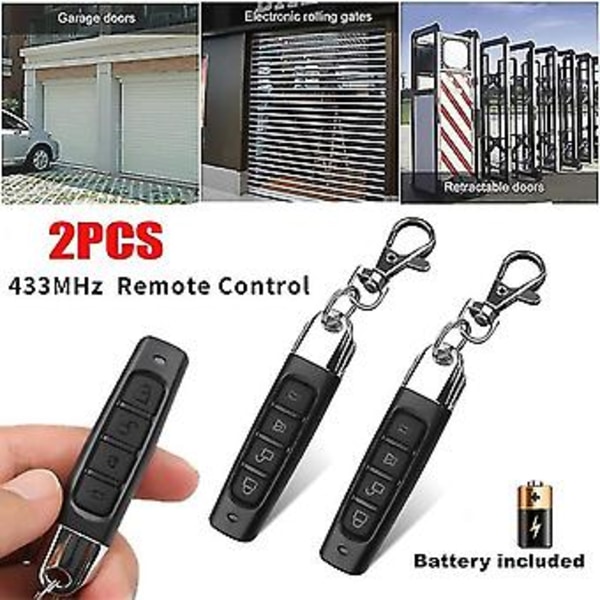 433mhz Fjernbetjening Garageport Døråbner Fjernbetjening Duplikator Klone Kloningskode Bilnøgle(