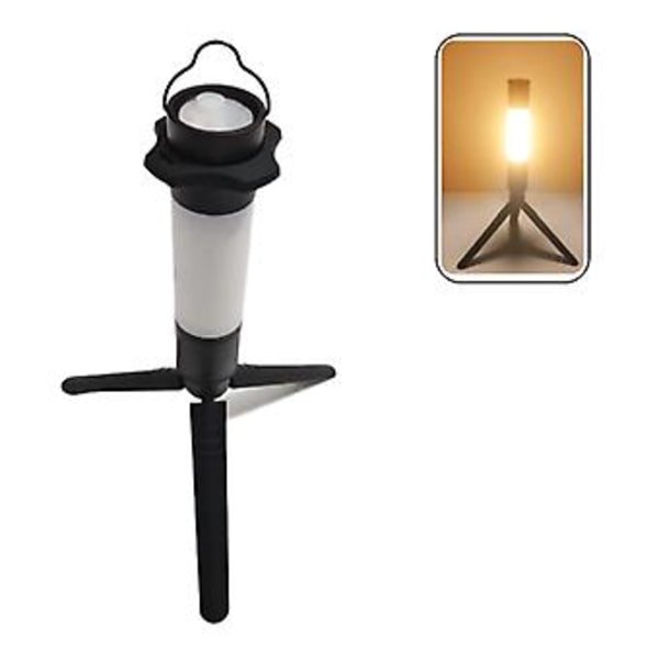Kompakt Tripod 1/4 Skrue Mini Tripod Bærbar Campinglampe Beslag til Udendørs
