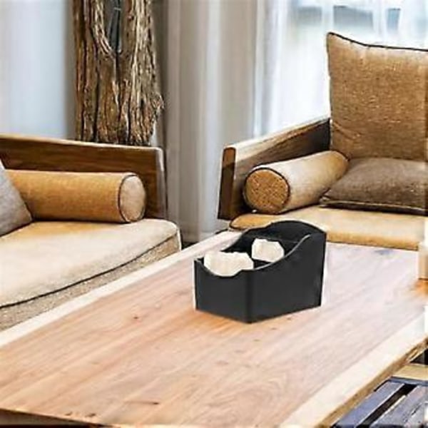 Sockerförvaringshållare Fjärrkontroll Förvaringslåda Tepåsehållare Kaffesockerpaket Organiserare Kaffestation Hållare, A