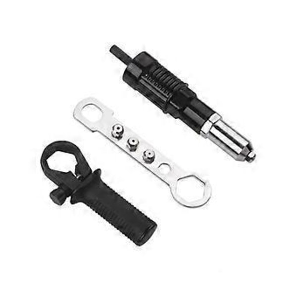 Elektrisk Nitmutterpistol Adapter Insatsmutter Drag Nitverktyg 2.4mm-4.8mm Borrverktyg