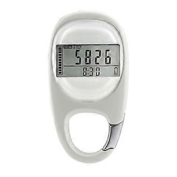Multifunktionell Stegräknare Portabel Pedometer Fitness Tracker För Spårning av Steg / Gångdistans Kalorier Fitness Monitor