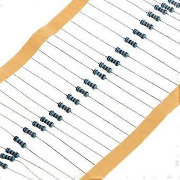 100 st 1k ohm 1/4W Metallfilmresistor 1kohm 0.25W 1% För Arduino
