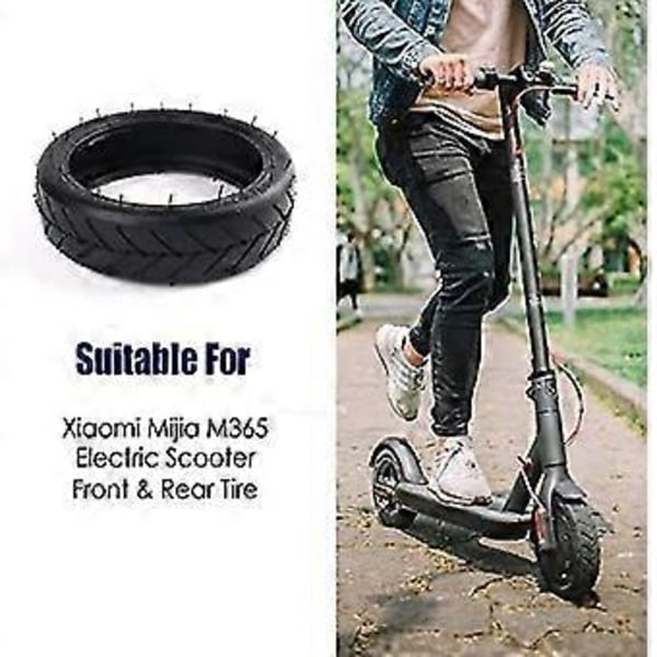Kryc 8 1/2 X 2 Pneumatiskt Däck Passar Xiaomi Mijia M365 Elektrisk Scooter, 8,5 Tum Fram/Bak Scooter Däck Solid Ersättning