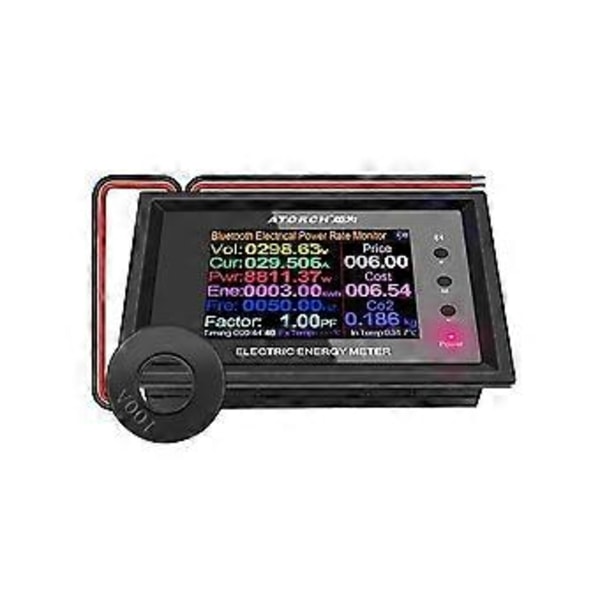 Atorch At24c 100a 2.4 tommer Digital Voltmeter Måler Indikator Strømmåler Strøm Amp Tester Detektor Uden Bluetooth