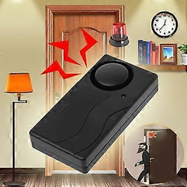 Trådlös Fjärrkontroll Vibrationslarm Sensor För Bilfönster Dörr Hem Säkerhet
