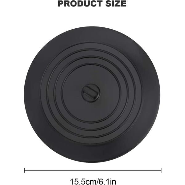 3-pack badpropp, diskpropp, avloppspropp, universell diskpropp, avloppspropp för kök, badrum och tvättstugor, diskbänk badkar avloppsskydd