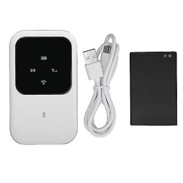 H80 Mobil WiFi Hotspot Multifunktion Plug-in Kort Slank Bærbar 4G WiFi Router med LED Display til Udendørs Bilrejser