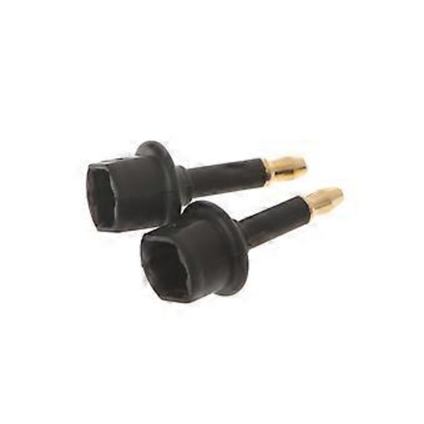2 stk Toslink Hunn Til 3.5mm Hann Mini Audio Plugg Digital Optisk Adapter Konverter