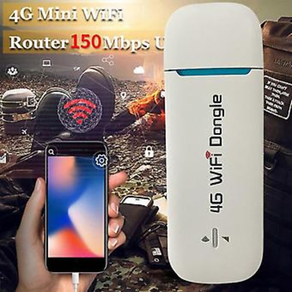 4g Wifi Router Usb Dongle 150mbps Modem Stick Mobil Trådløs Wifi Internet Treasure Bærbar Hotsp