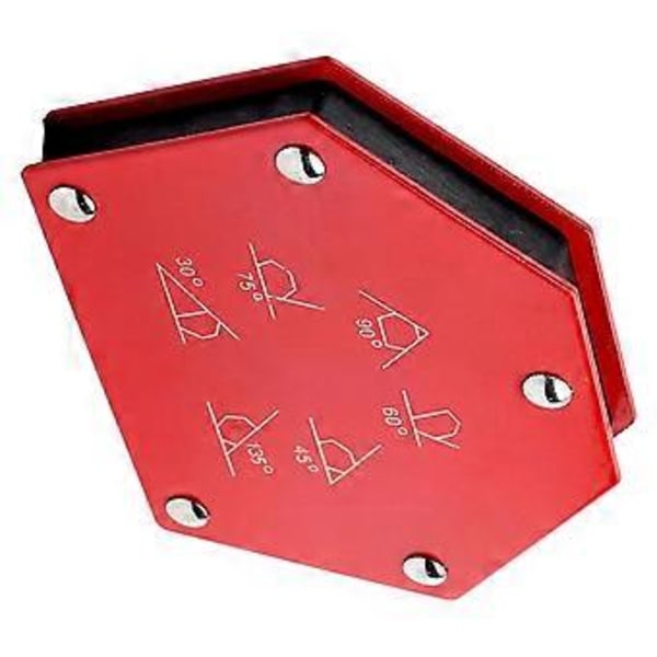1st Magnetisk Svetsfästes Hållare med Flera Vinklar, Sex Sidor, Pilformad