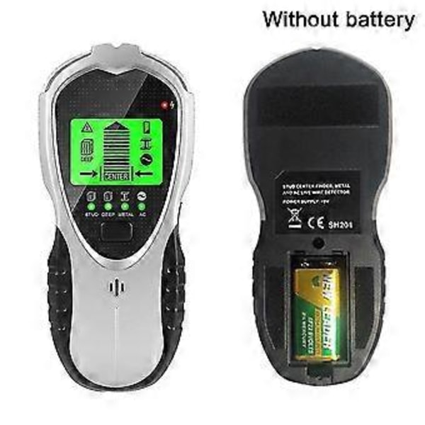 Kabelfinder Vægscanner Detektor, 4-i-1 Multifunktionel Detektor Med LCD-display