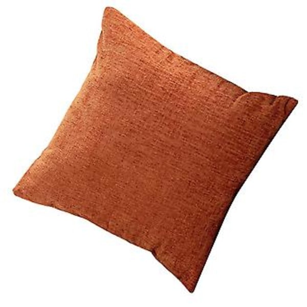 Poltetun oranssin väriset päälliset 45x45 cm, 2 kpl