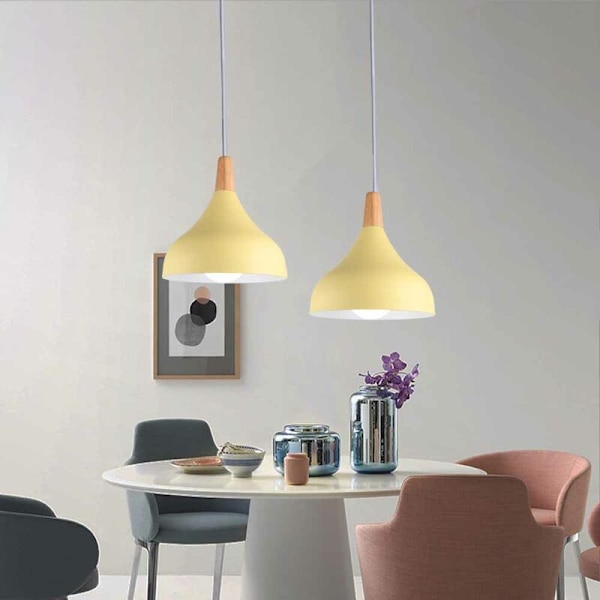 Modern taklampa semi flush mount pendellampa kreativ ljuskrona för sovrum kök kontor guld 6 lampor