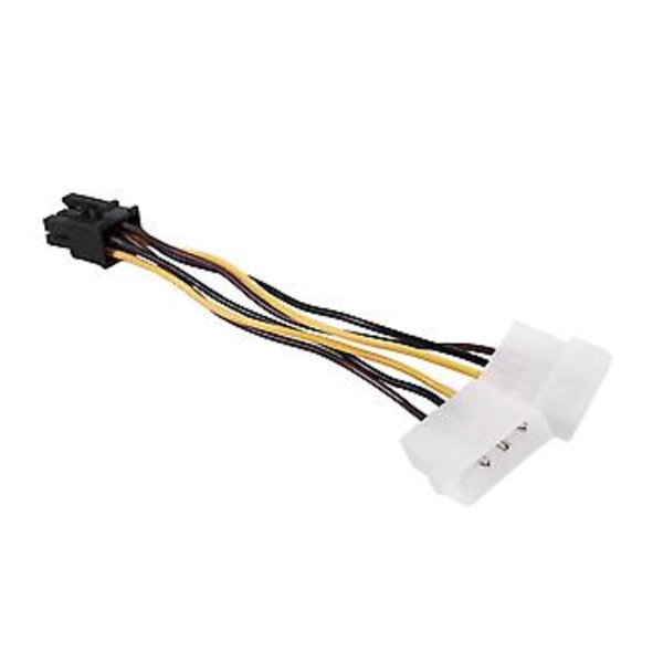 4-nastainen Molex Ide - 6-nastainen Pci-e -näytönohjaimen liitäntäkaapelisovitin