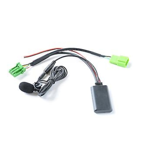 Bil Bluetooth 5.0 Aux Kabel Mikrofon Håndfri Mobiltelefon Samtale Adapter For