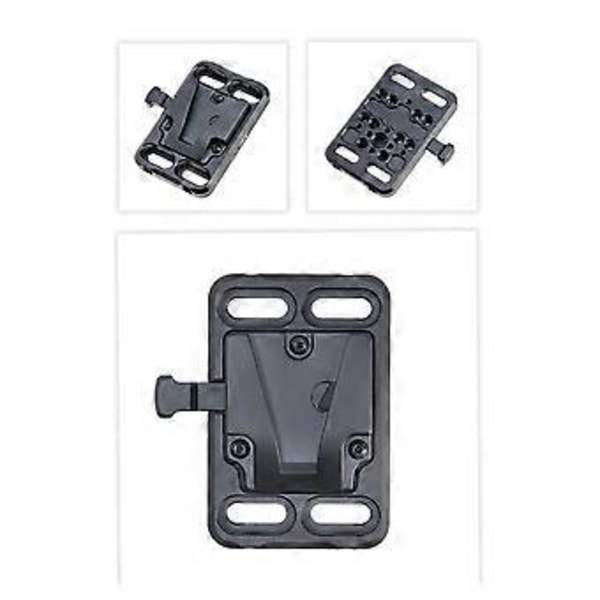 Mini V-Port akkukelkka ilman 15 mm:n kiskojen putkikiinnikettä, kiinteä pohja, yleiskäyttöiset kameratarvikkeet