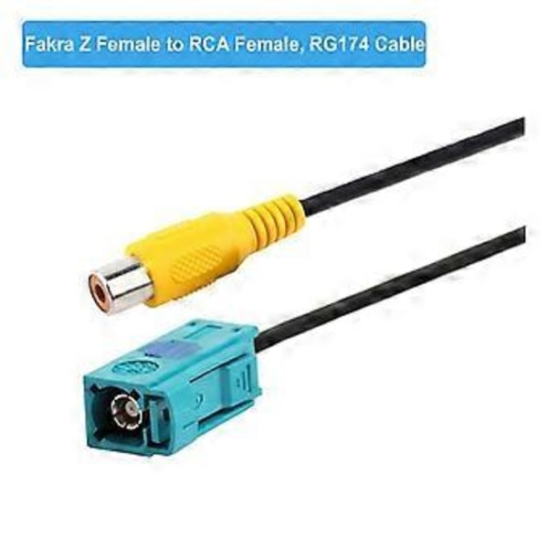 Fakra Z Hona till Hona Videokabel Adapter Bil Backkamera Adapterkablar för (B)