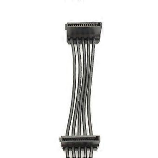 15-stifts SATA Strömförsörjningssplitterkabel Hårddisk 1 Hane till 5 Hona Förlängningssladd för DIY PC Server