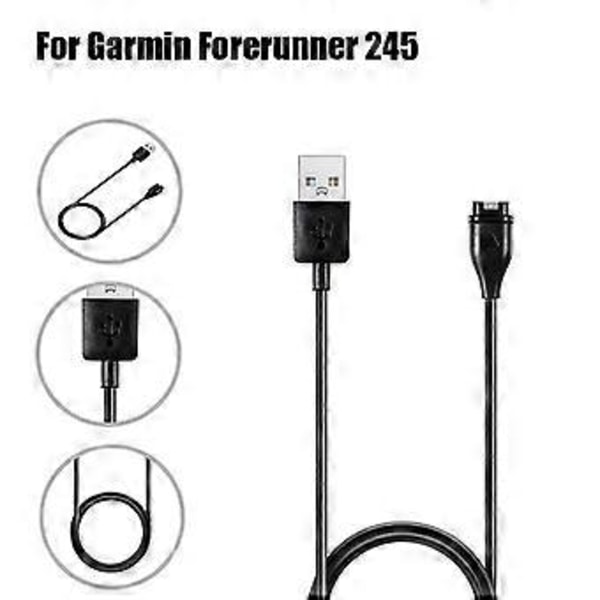 USB Hurtiglading Datakabel Strømkabel Lader For Fenix 5 Forerunner 245 Venu Vivoactive 3 Strømforsyningsledning