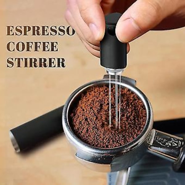Espresso Sekoitin Wdt Työkalu Espresso Tarvikkeet Espresso Sekoitustyökalu Neula Kannettava Kahvin Jakaja