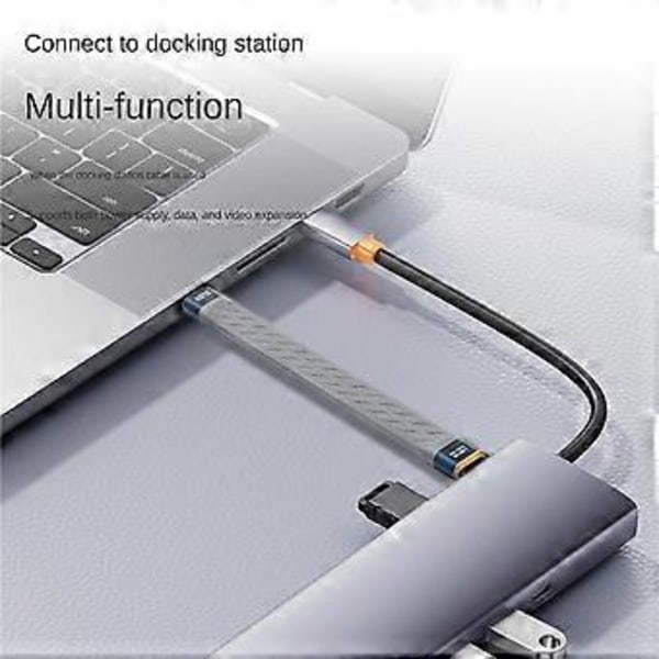 USB4 Datakaapeli 40Gbps USB C - Type C Lyhyt Kaapeli PD 240W 8K 60Hz 3/4 15 Pro Max SSD Virtapankille